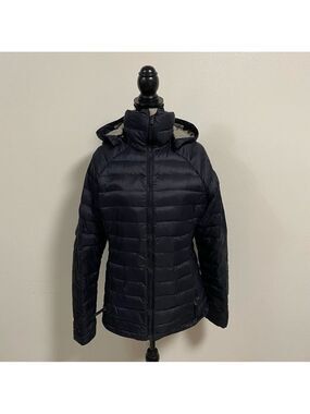 Burton AK Jacket Women’s Medium Black Baker Insulator Hooded Down Jacket Puffer